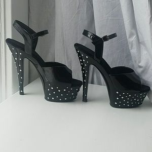 Pleaser Rhinestone Heels